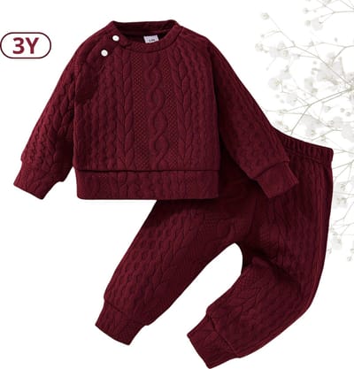 Livano Babykleding - Romper Baby - Winterpak Jongens & meisjes- Pakje - 3 Jaar - Rood