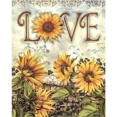5D bricolage diamant peinture tournesol diamant décoration de la maison cadeau diamant broderie mosaïque point de croix 20X30CM multi