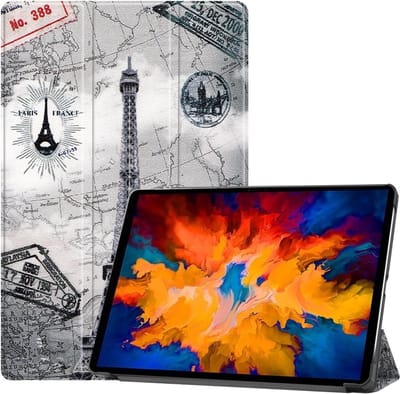 3-Vouw sleepcover hoes - Geschikt voor Lenovo Tab P11 Pro - Eiffeltoren