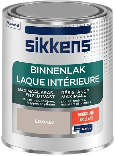 Sikkens - Binnenlak Hoogglans - E0.04.67 - Mengverf - 750 Ml