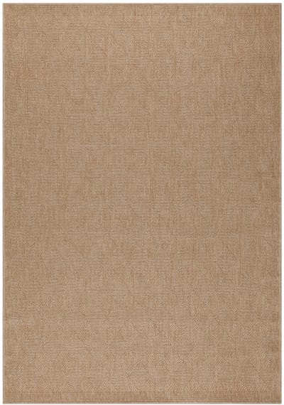Vloerkleed Dhaka – Beige – Laagpolig met Levendig Design – Voor Binnen en Buiten