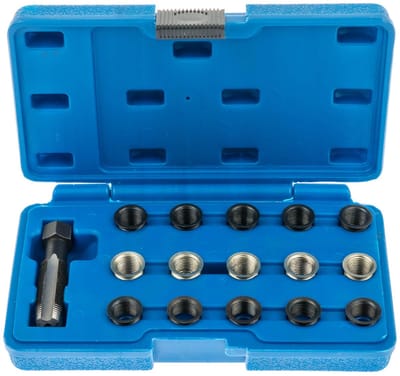 Bougie draadreparatie set - 16 delig - Tapset - Helicoil set - ASTA