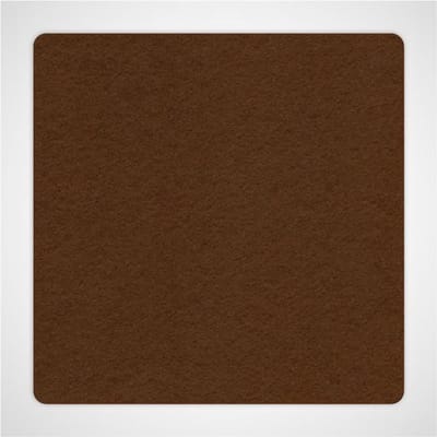 Vierkante vilt onderzetters - Donkerbruin - 6 stuks - 10 x 10 cm - Glas onderzetter - Cadeau - Woondecoratie - Woonkamer - Tafelbescherming - Onderzetters Voor Glazen - Keukenbenodigdheden - Woonaccessoires - Tafelaccessoires