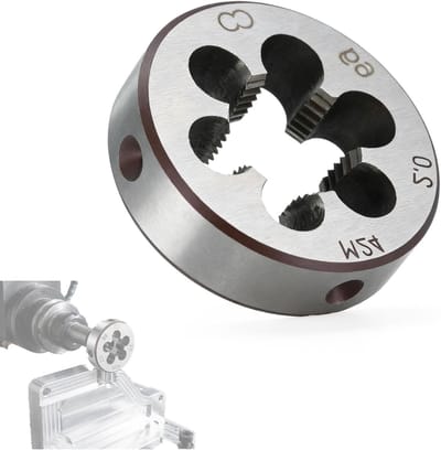 Ronde tap M24 x 2 voor metrische schroefdraad - Rechts snijblad voor draadreparatie en mechanische toepassingen van hoogwaardig staal