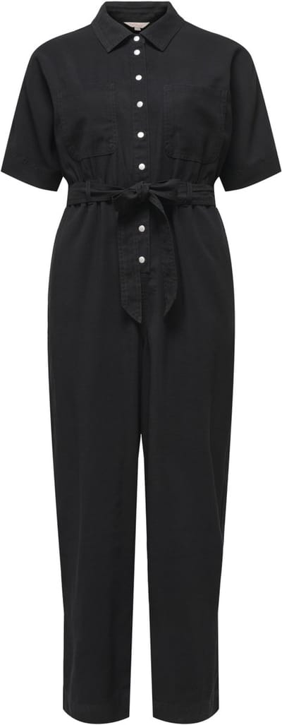 Only Jumpsuit Onlaris Life Ss Jumpsuit Wvn Cc 15364151 Black Dames Maat - M