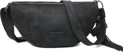 Fritzi aus Preußen Schoudertas Radix Lipstick03 Crossbody Black Idol Zwart