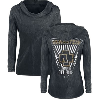 Rammstein Shirt met lange mouwen - Legende - M tot XXL - voor Vrouwen - donkergrijs