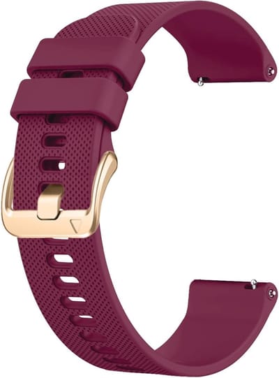 Zachte siliconen horlogeband voor 18mm, 19mm, 20mm en 22mm - Unisex sportieve vervangband voor Garmin, Galaxy, Amazfit en Huawei.