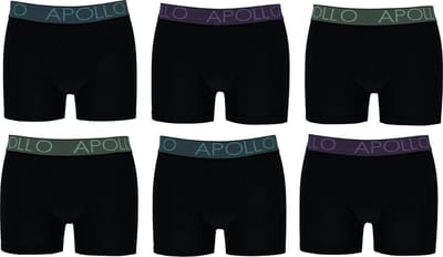 Apollo Katoenen Heren Boxers - 6 pack - maat XXL