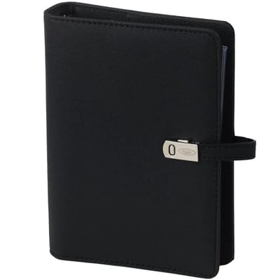 1111-01 Personal Ringplanner Korrel Zwart 1 week per 2 paginas 2026-2027-2028