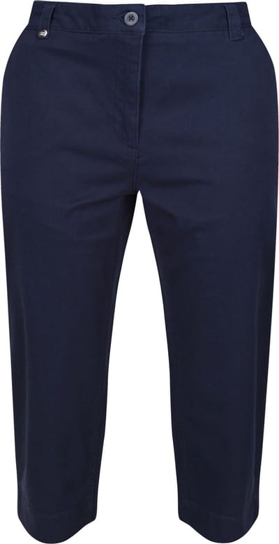 Regatta Dames Mayaan Capri Navy Blauw Maat 38