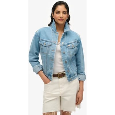 Superdry - Versierd spijkerjack - Dames - Buitenjassen