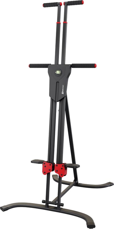 Hop-Sport 2-in-1 Stepper & Verticale Klimmer – Opvouwbaar en Verstelbaar Fitnessapparaat met Antislip Pedalen