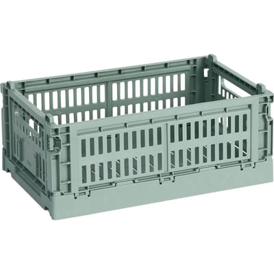 HAY Colour Crate mand S gerecycled - HAYCrateSageGreen