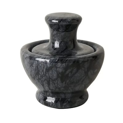 Dutchers.® Pillenvergruizer - Marmeren Pillenvergruizer - BPA vrij - Stabiel & Slijtvast - Tabletvergruizer - Voor Grote & Kleine Pillen - Natuursteen - Gemakkelijk te Reinigen - Vrij van Schadelijke Stoffen! - Voor het Fijnmalen van Medicatie