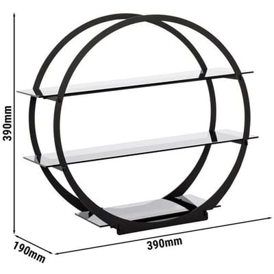 GGM Gastro Etagerie / Buffetständer - Ø 390mm - Schwarz Zwart