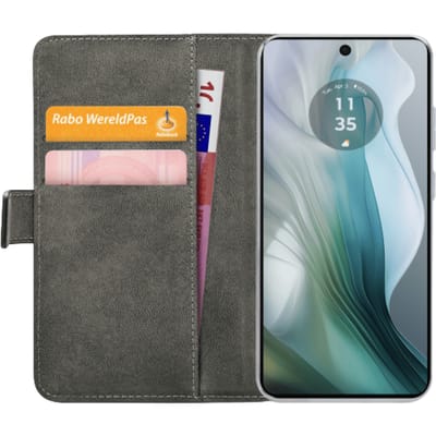 Mobilize Motorola Moto E14 Portemonnee Hoesje Zwart