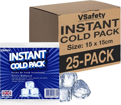 Instant Koude Packs - Wegwerp Cold Packs - Koel Houden - Geen Koeling Nodig - 25 Stuks - Wit