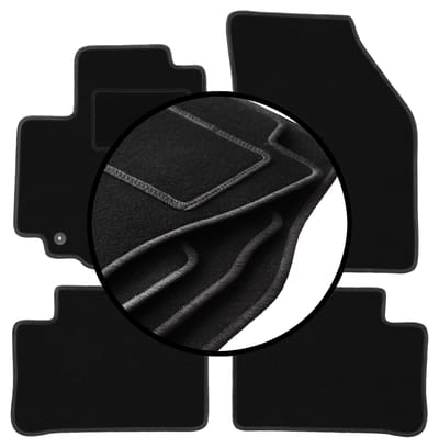 Complete set veloursmatten voor: Opel Agila B hatchback (2008-2014)