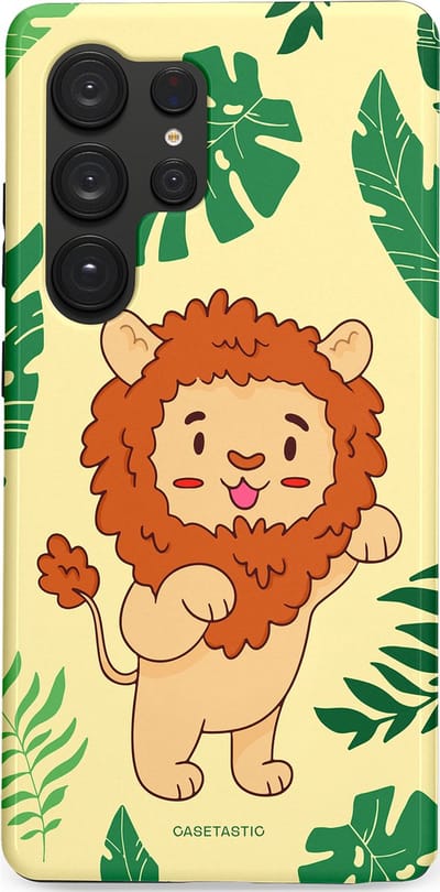 Casetastic Hoesje Geschikt voor Samsung S25 Ultra - Stijlvolle Beschermende Duo-layer Case - Brulknuffel