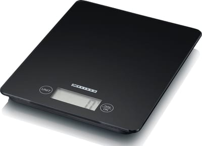 Melissa Keukenweegschaal - Weegschaal Keuken elektrisch - 5g tot 5kg - Tarra functie - 16310231 - Zwart