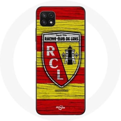 Coque - maniacase - Samsung Galaxy A22 5G - Jaune et rouge - Rcl lens original - Souple noir