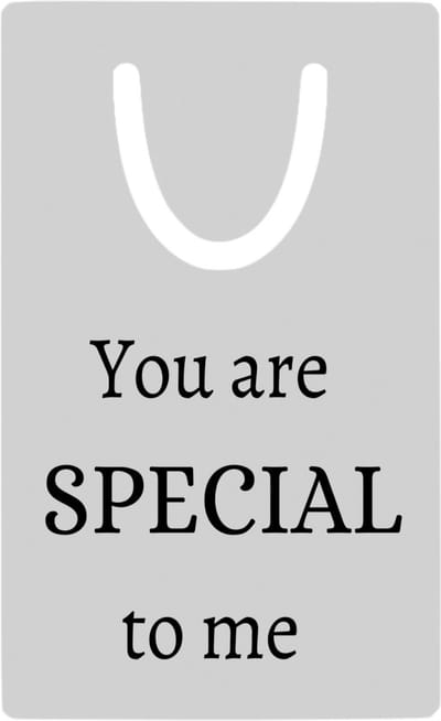 Hacebo® - you are special to me metalen boekenlegger - Liefde - mensen die jij liefde wilt geven - cadeau - kado - liefde - geschenk - verjaardag Bladwijzer boekenleggers - 7.6 cm x 5cm