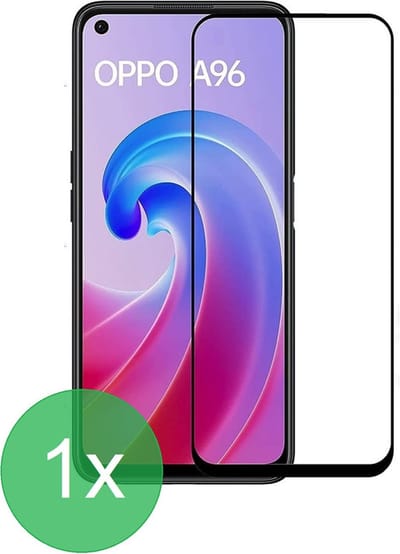 Full Screenprotector 1x Geschikt voor Oppo A96 / A76 / A36 - screen protector - volledige glas - bescherming - beschermglas - ZT Accessoires