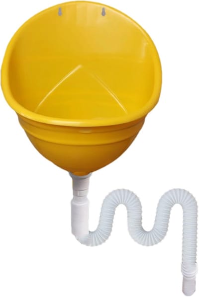 Waterloos Urinoir - Urinoir Omvormer - Hygiënisch Werken - Efficiënte Urineafvoer - 34 cm Hoog - Geel