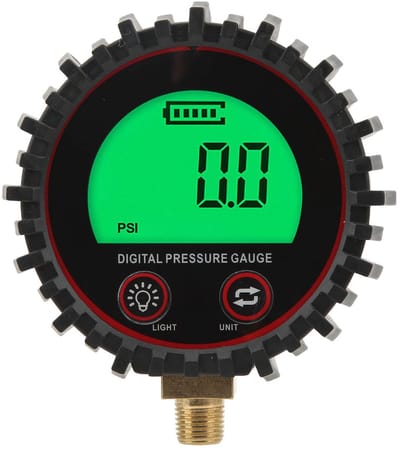 Dailygoody - Digitale Bandenspanningsmeter - Luchtdrukmeter - Groot LCD Scherm - Draad 1/8 10mm - Opblaasbare Manometer - Voor Auto en Fiets