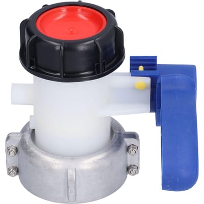 Vlinderklep Kraan IBC Tank Water Adapter Uitlaat Regelconnector Vervanging DN50