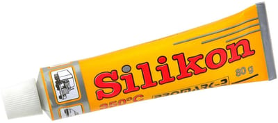 GEKO Hoge temperatuur siliconenkit - hittebestendig - flexibel - 80g - rood