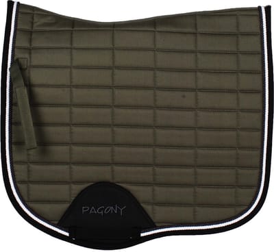 Pagony Work Zadeldek - Maat: Cob - Olijf - Katoen