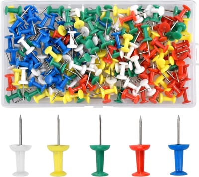Prikbordnaalden - 180 stuks, Meer kleuren - Perfect voor Kantoor, School en Creatief Gebruik