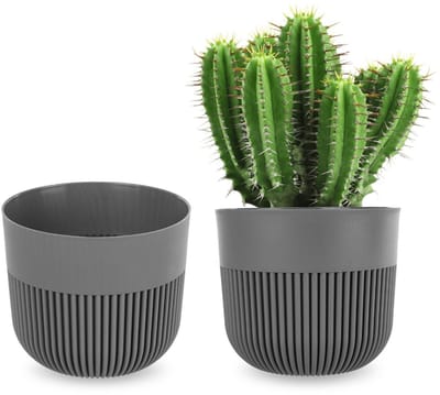 KADAX Alia Bloempot 11 cm Donkergrijs