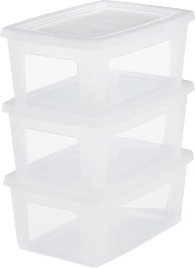 IRIS Clearbox Opbergbox - 11L - Kunststof - Transparant - 3 stuks