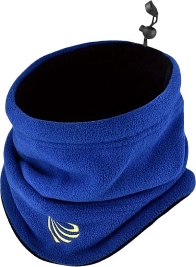Nivard Nekwarmer - Dames - Fleece - Motor - Bandana - Masker - Colsjaal - Sjaal - Gewatteerd - Winter - Fietsen - Blauw