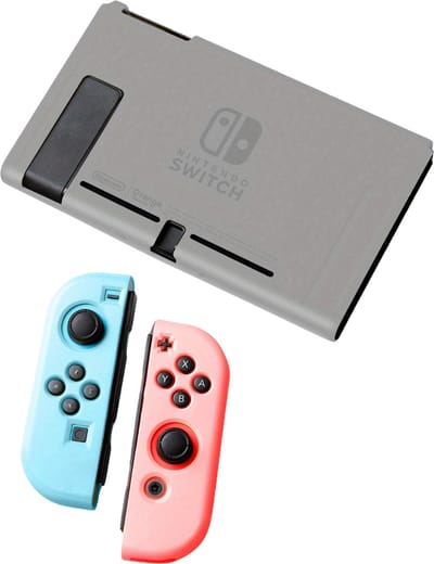 Livano Case Geschikt Voor Nintendo Switch - Hoes - Beschermhoes - TPU Antislip - Accessoires - Transparant