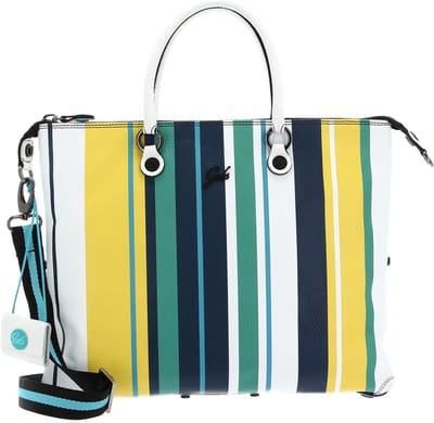 Gabs Leren Schoudertas G3 Plus Holiday Bag Toni Freddi + Bianco Ottico + Peperita Veelkleurig