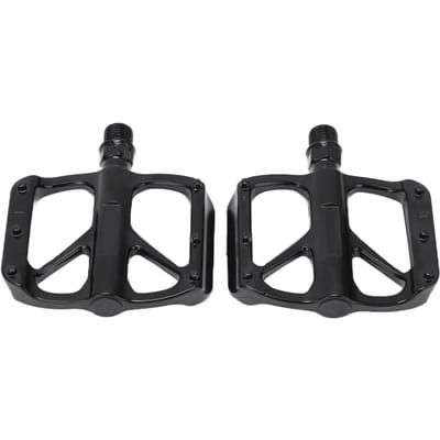 MEROCA Fietspedalen Slijtvast Aluminiumlegering Mountainbikepedalen voor Racefietsen black