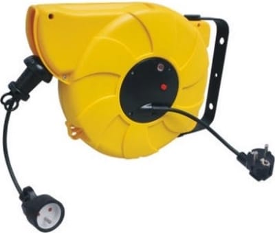 Wand kabel haspel - 13 meter - automatisch systeem - 16A - 3x 1,5mm²