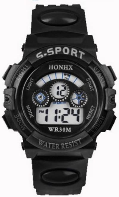 Hidzo S-Sport Horloge - Zwart