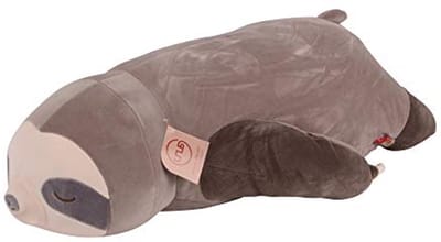 Zacht Luiaard Knuffelkussen 75 cm - Ideaal als Zijslaapkussen en Voedingskussen