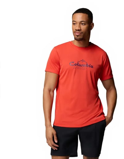 Columbia Zero Rules™ Light T-shirt Met Korte Mouwen Oranje 2XL Man