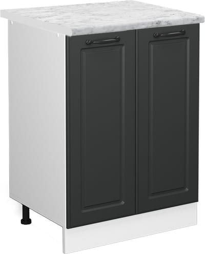 Vicco R-Line Keukenonderkast – 60 cm, WB Marmer Antraciet landhuis