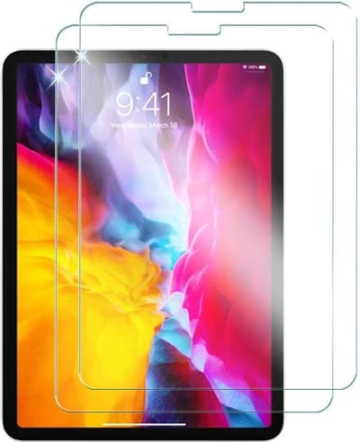 Screenprotector Glas Gehard - Tempered Glass - Volledige Bescherming Geschikt voor: Apple iPad Air 4 10.9 (2020) (2 Stuks Pack)