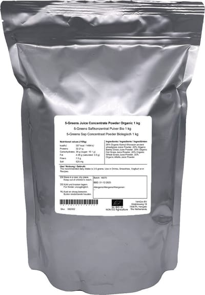 5-Greens Sap Concentraat Poeder - 1 Kg - Holyflavours