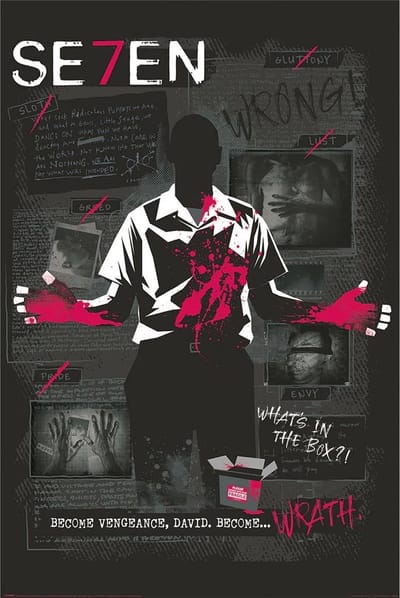 Warner Bros 100 Art Of The 100th Se7en - Maxi Poster - 61 x 96.5 cm