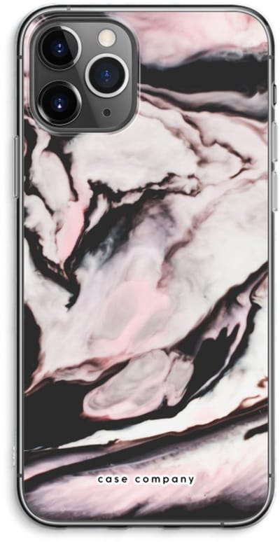 Case Company® - Hoesje geschikt voor iPhone 11 Pro Max hoesje - Roze stroom - Soft Cover Telefoonhoesje - Bescherming aan alle Kanten en Schermrand