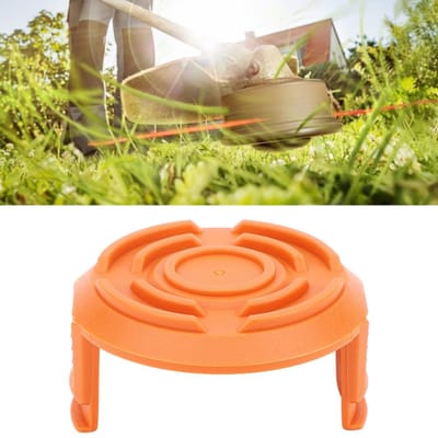 4 Pièces Cache Bobine Tondeuse à Gazon Coupe-Bordures Accessoire de Remplacement pour Worx WA0010 Coupe-Bordures